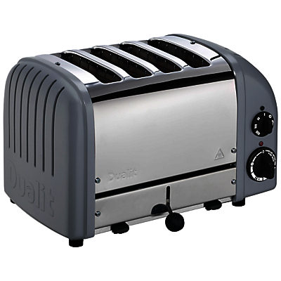 Dualit Made to Order Classic 4-Slice Toaster Stainless Steel/Telegrey Dark Matt Dualit Made to Order Classic 4-Slice Toaster Stainless Steel/Telegrey Dark Matt